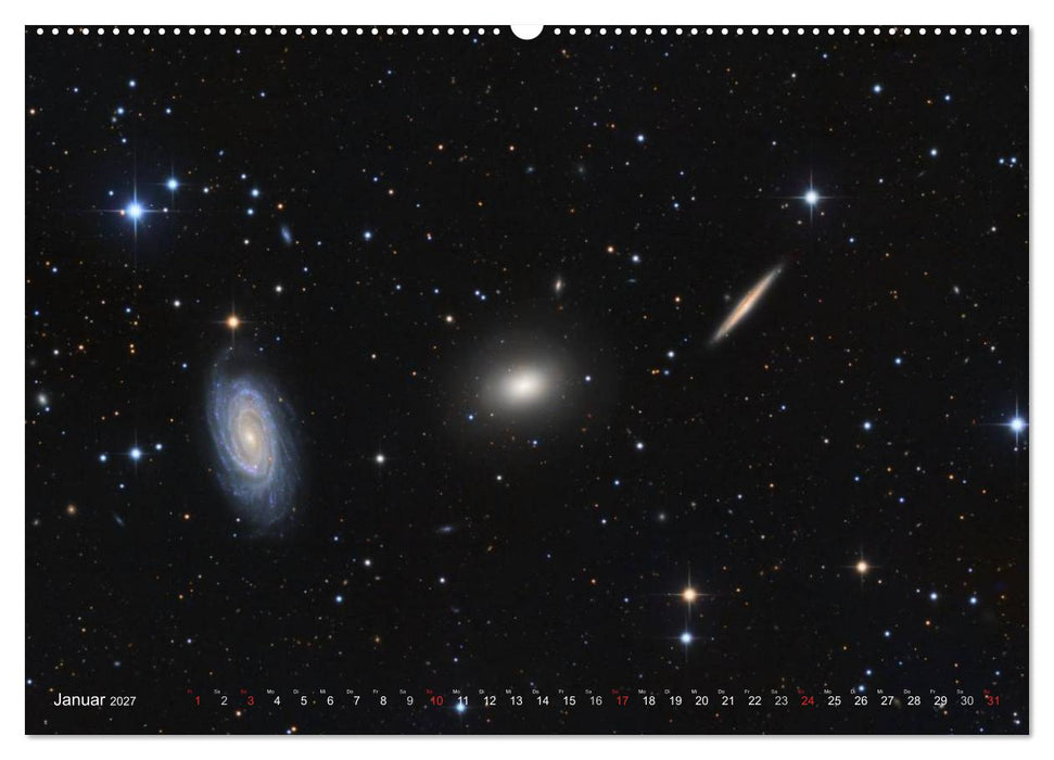 Faszination Galaxien Formenvielfalt der Welteninseln (CALVENDO Premium Wandkalender 2027)