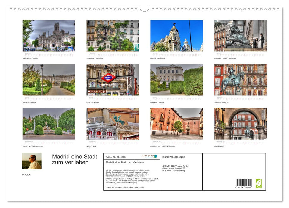 Madrid eine Stadt zum Verlieben (CALVENDO Wandkalender 2027)
