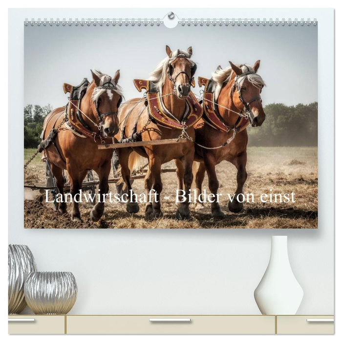 Landwirtschaft - Bilder von einst (CALVENDO Premium Wandkalender 2027)