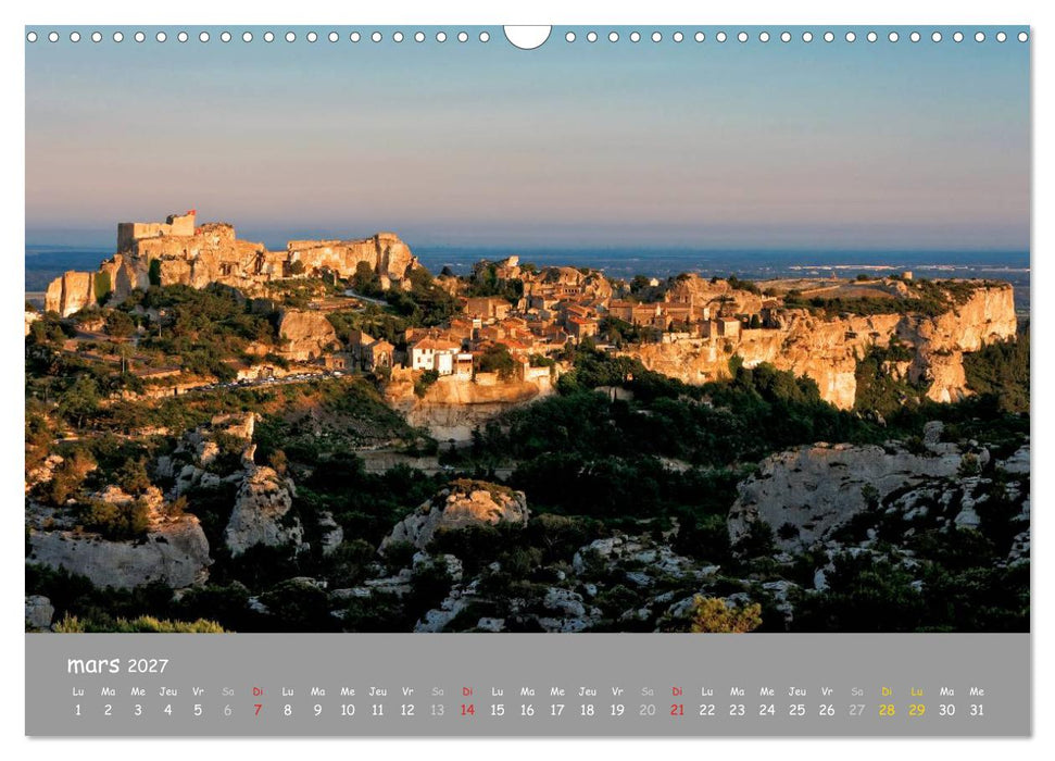 Grands sites de Provence (CALVENDO Calendrier mensuel 2027)