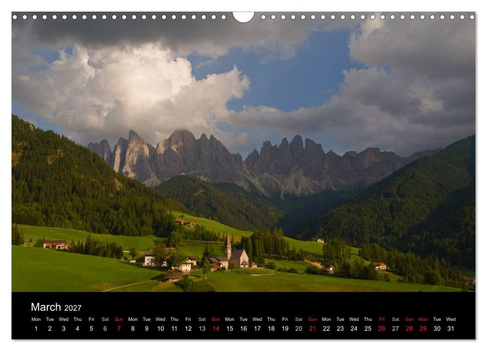 Alps 2027 (CALVENDO Monthly Calendar 2027)