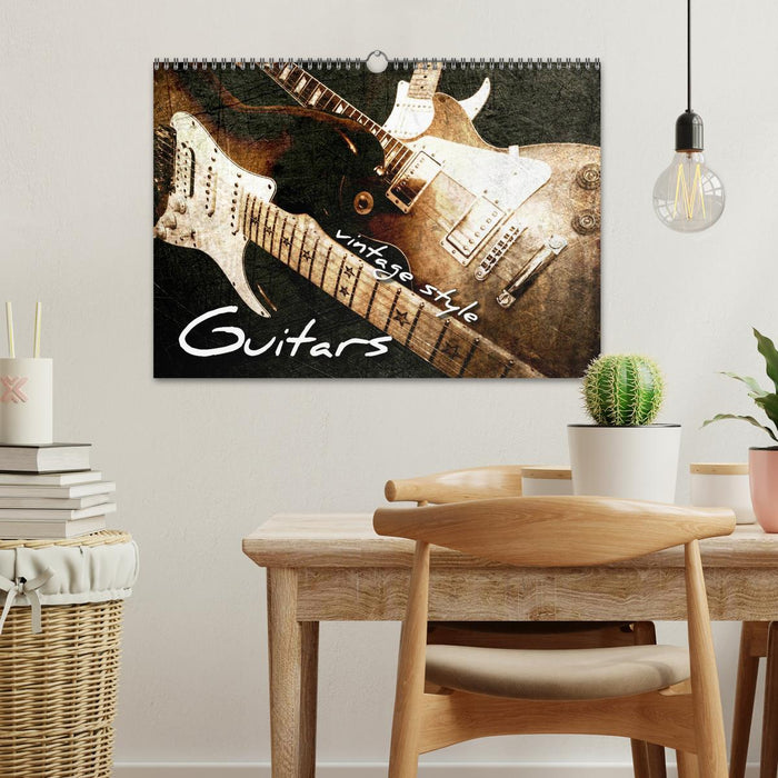 GUITARS Vintage Style (CALVENDO Monthly Calendar 2027)