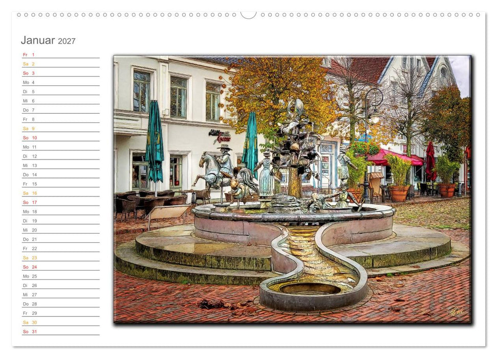 Jever - die Nordsee ganz nah (CALVENDO Premium Wandkalender 2027)