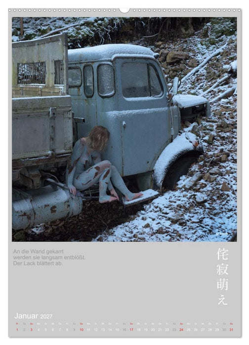 wabi sabi moe - hinreißend vergammelt erotisch - Akt/Bodypainting (CALVENDO Premium Wandkalender 2027)
