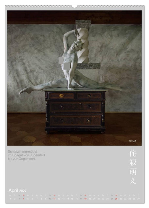 wabi sabi moe - hinreißend vergammelt erotisch - Akt/Bodypainting (CALVENDO Premium Wandkalender 2027)