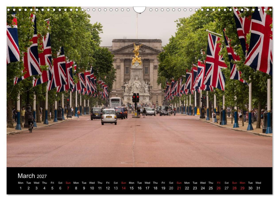 London 2027 (CALVENDO Monthly Calendar 2027)
