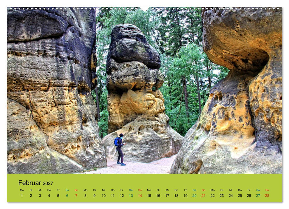 Im Elbsandstein - Sächsisch-böhmische Schweiz (CALVENDO Premium Wandkalender 2027)