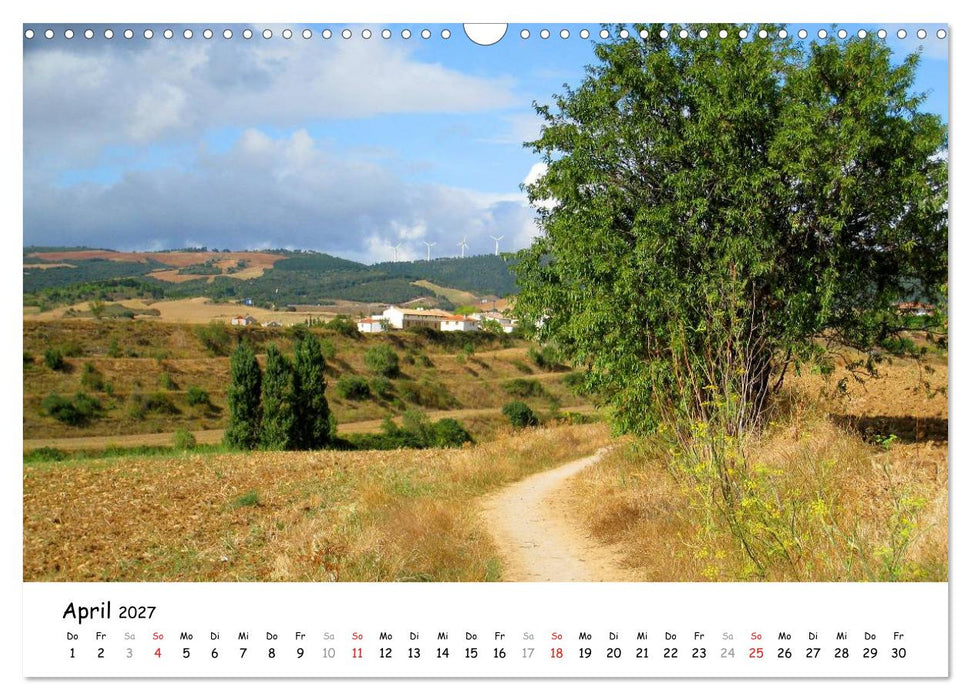 Jakobsweg - Camino Frances (CALVENDO Wandkalender 2027)