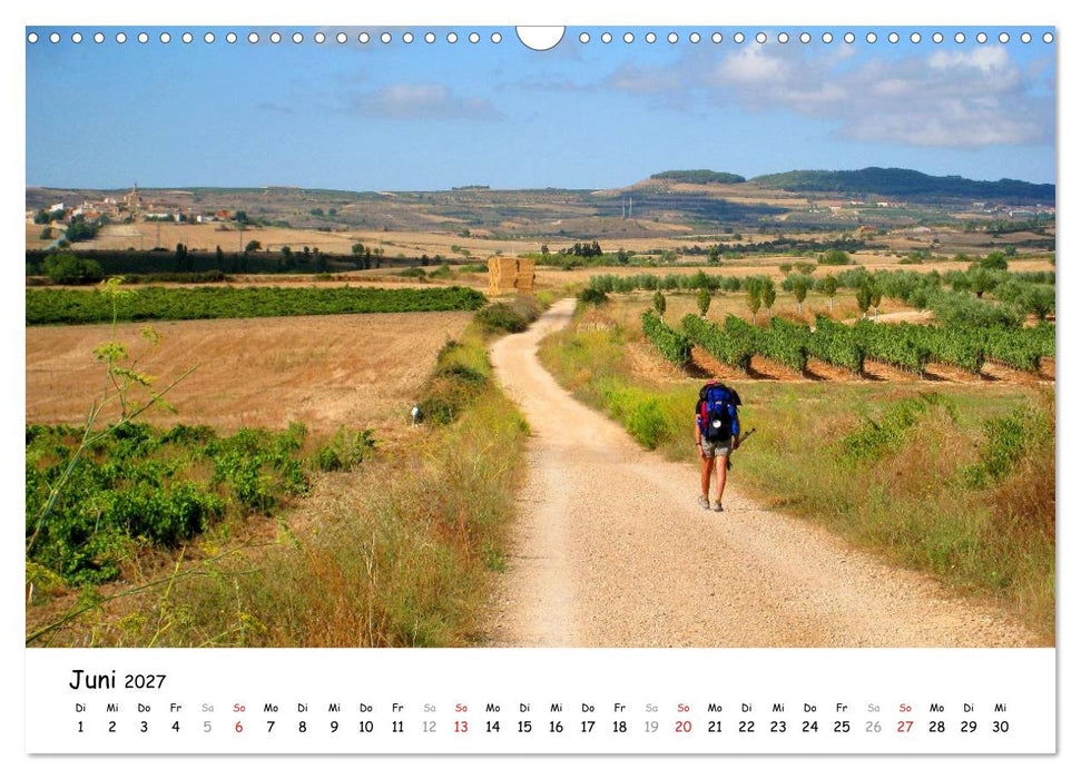 Jakobsweg - Camino Frances (CALVENDO Wandkalender 2027)
