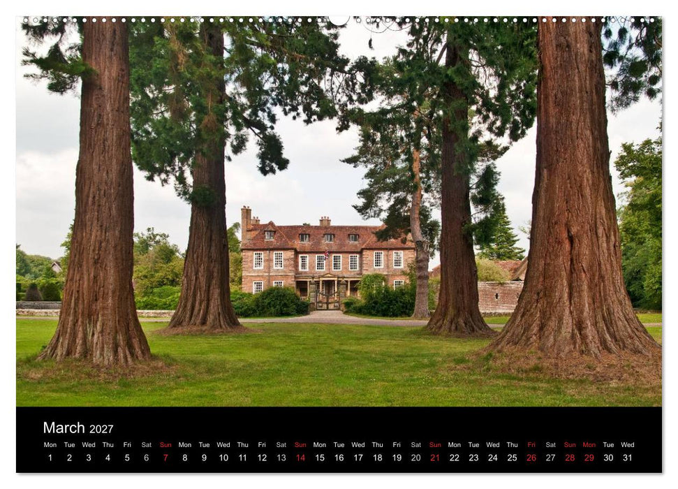 The Lovely Gardens of South England (CALVENDO Premium-Calendar 2027)