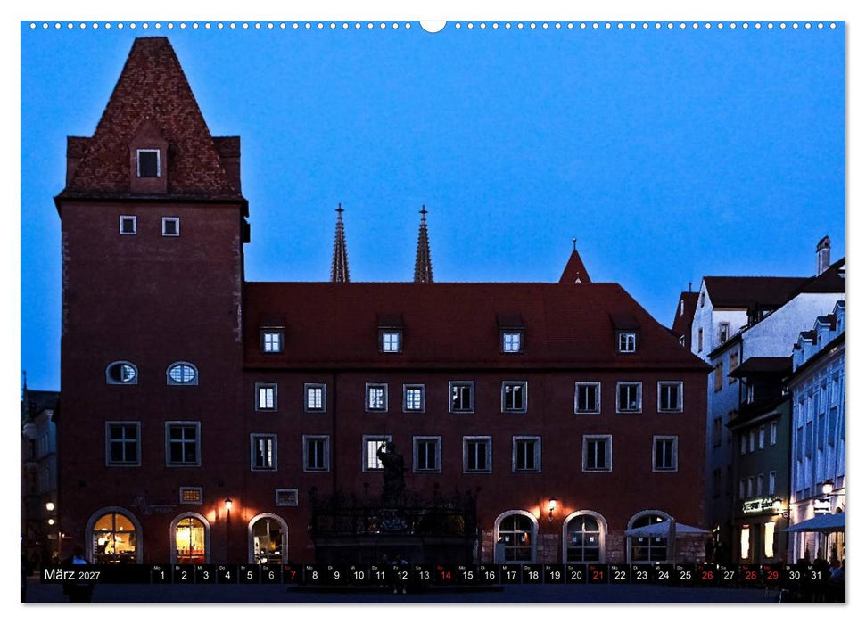 Romantisches Regensburg (CALVENDO Wandkalender 2027)