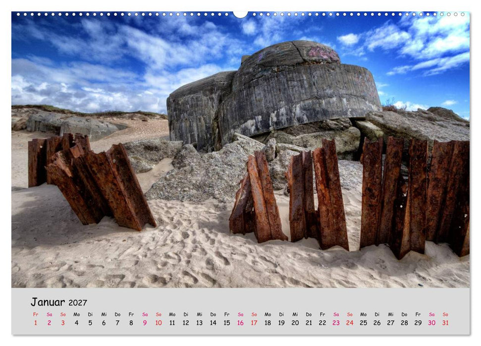Bunker Zeitzeugen der Geschichte (CALVENDO Wandkalender 2027)