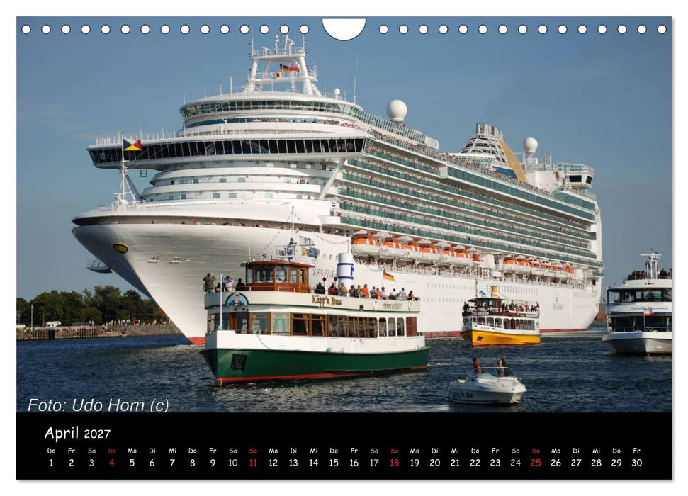Kreuzfahrt erleben (CALVENDO Wandkalender 2027)