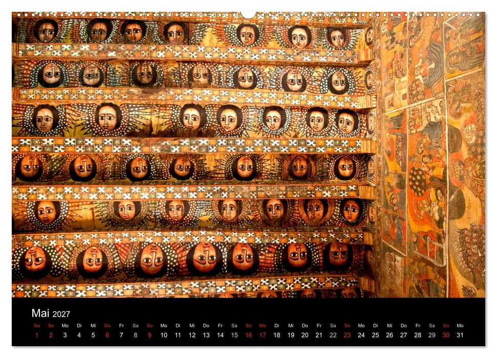 Äthiopien - kulturelle Höhepunkte im orthdoxen Norden (CALVENDO Wandkalender 2027)