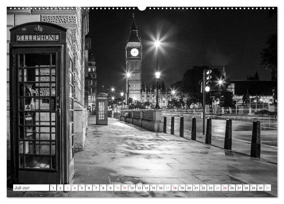 London Stadt an der Themse (CALVENDO Premium Wandkalender 2027)
