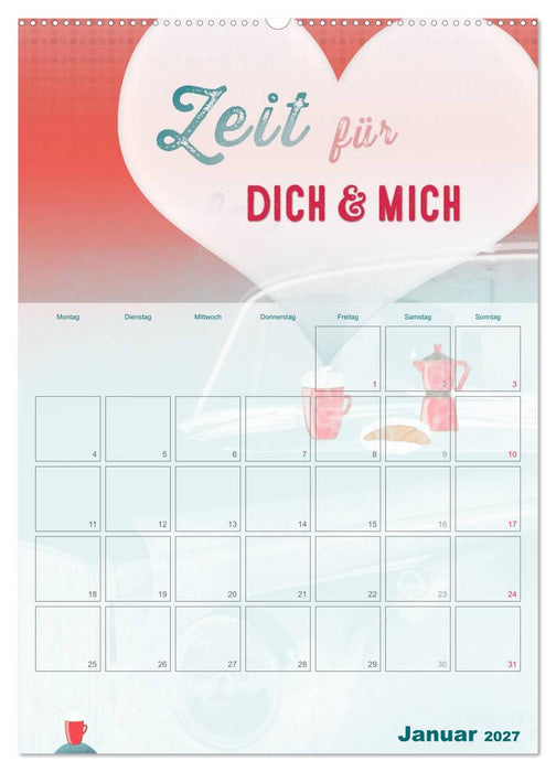 Liebe macht glücklich (CALVENDO Premium Wandkalender 2027)