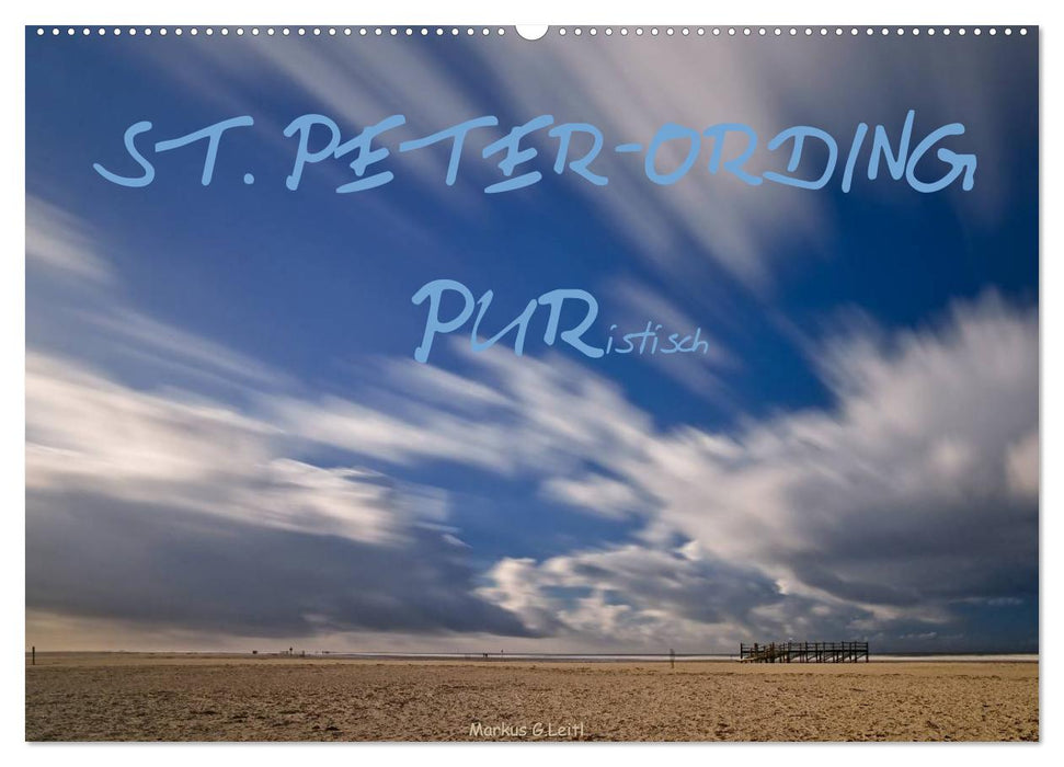 ST. PETER-ORDING PURistisch (CALVENDO Wandkalender 2027)