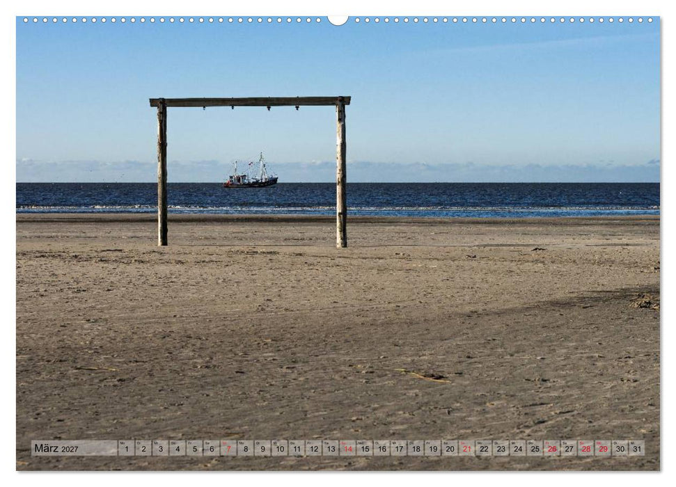 ST. PETER-ORDING PURistisch (CALVENDO Wandkalender 2027)