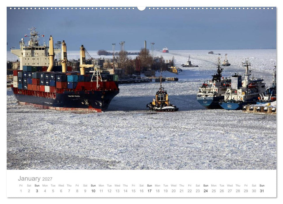 Fascination of Shipping On board around the world (CALVENDO Premium-Calendar 2027)