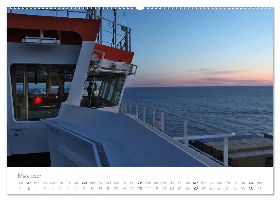 Fascination of Shipping On board around the world (CALVENDO Premium-Calendar 2027)