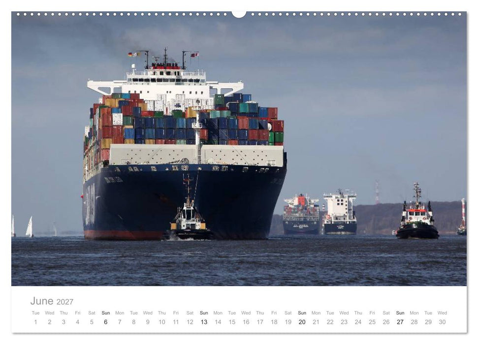 Fascination of Shipping On board around the world (CALVENDO Premium-Calendar 2027)