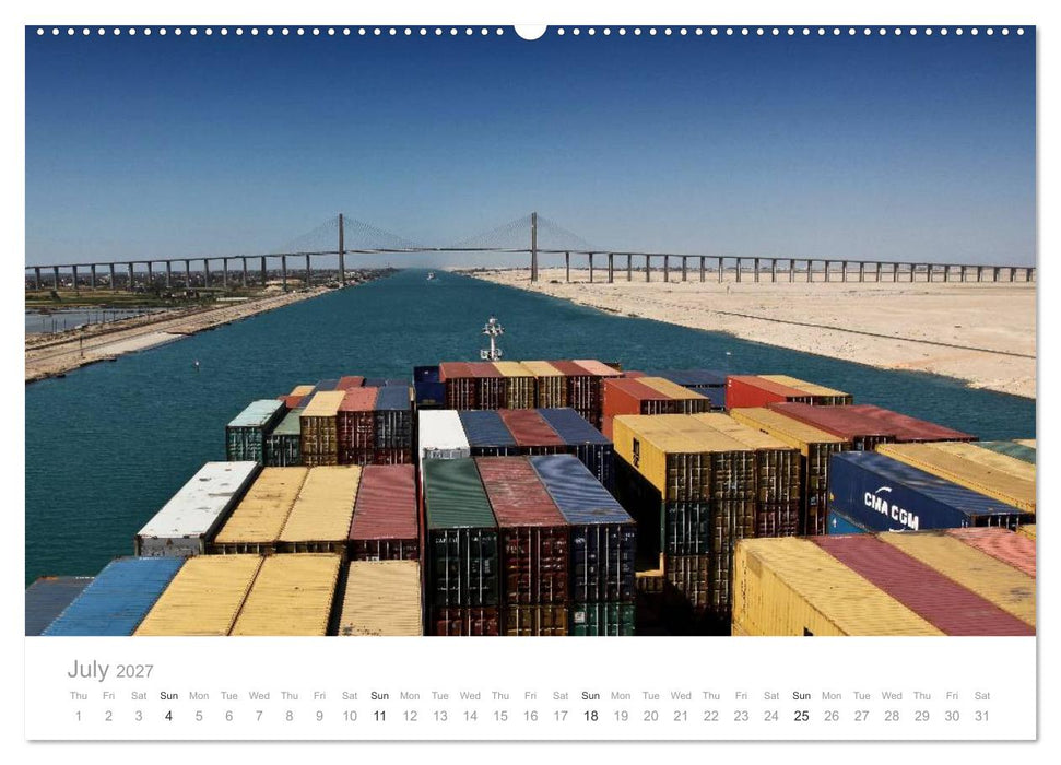 Fascination of Shipping On board around the world (CALVENDO Premium-Calendar 2027)