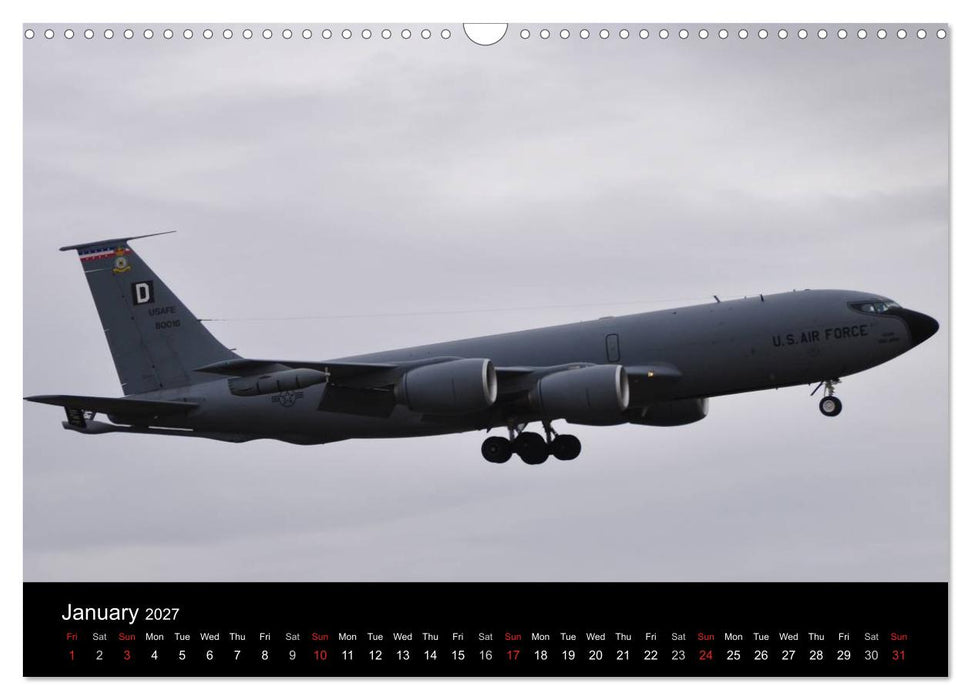 Military Aircraft (CALVENDO Monthly Calendar 2027)