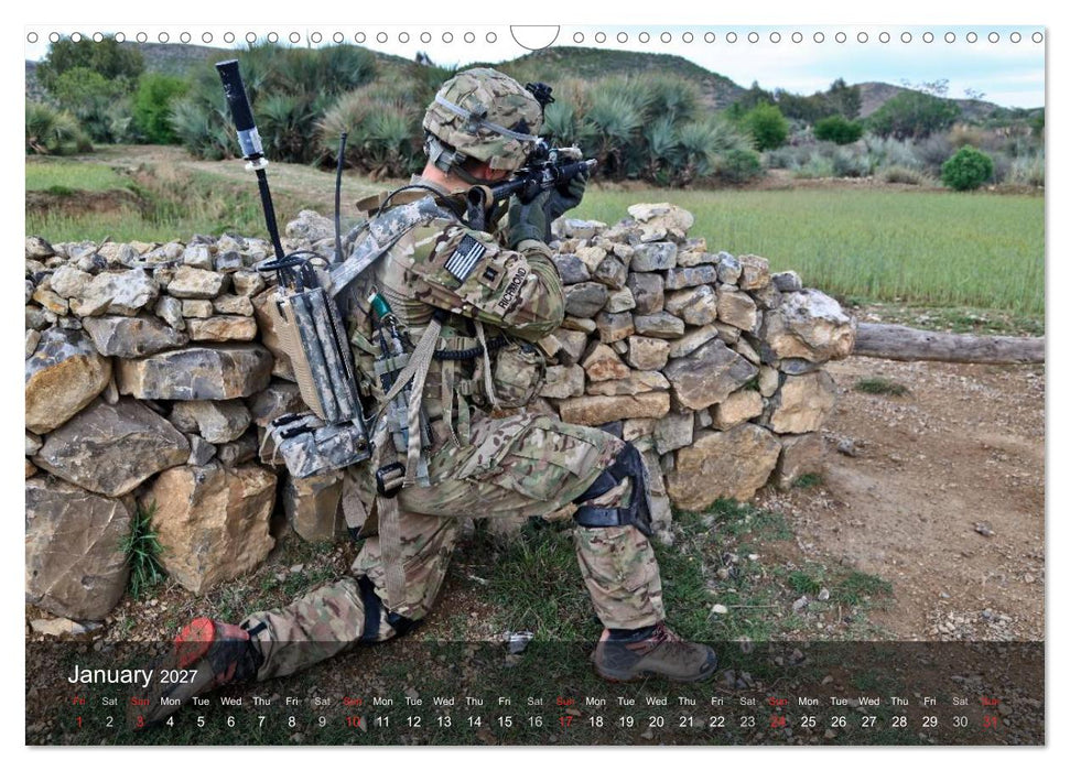 Special Forces Army Operations (CALVENDO Monthly Calendar 2027)