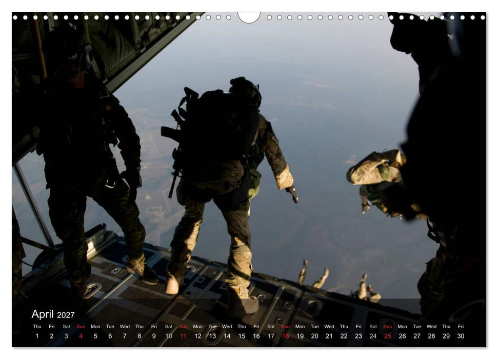 Special Forces Army Operations (CALVENDO Monthly Calendar 2027)