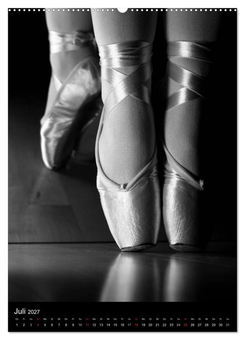 Ballett in Schwarzweiss (CALVENDO Premium Wandkalender 2027)
