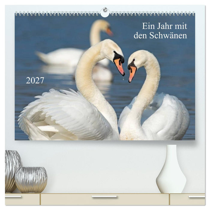 Ein Jahr mit den Schwänen (CALVENDO Premium Wandkalender 2027)