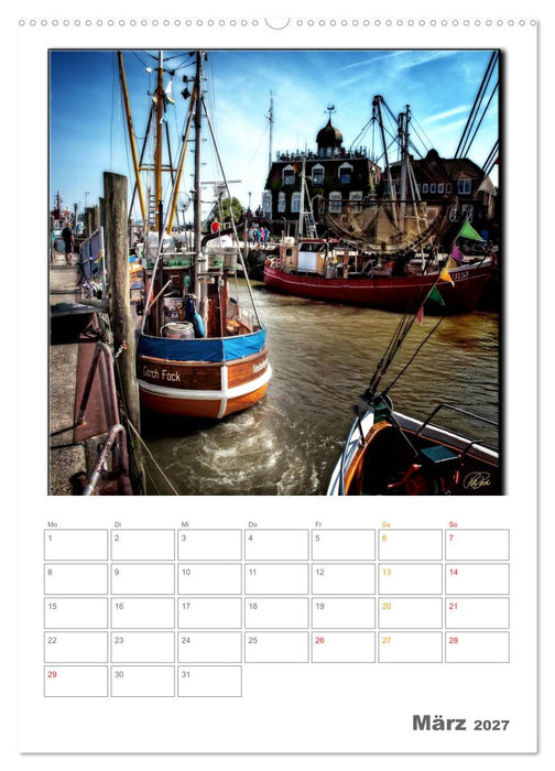 Ostfriesland - Hafen Neuharlingersiel (CALVENDO Wandkalender 2027)