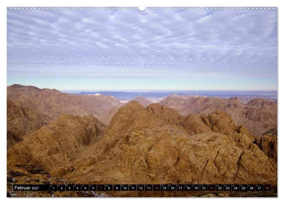 Sinai - Landschaft aus Fels und Sand (CALVENDO Wandkalender 2027)