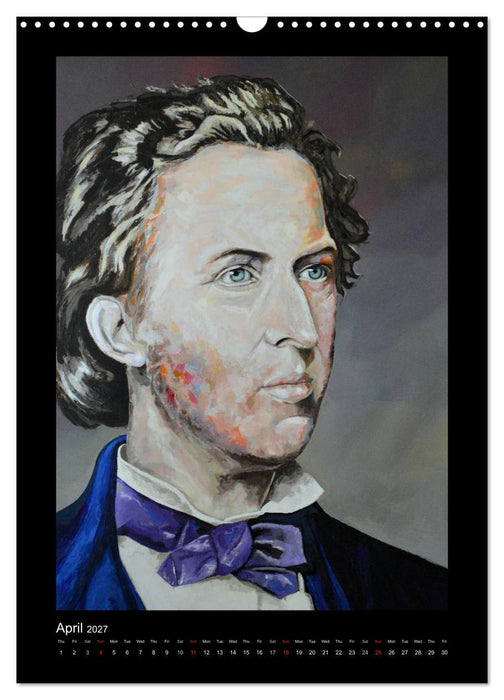 Pop Art Famous composers (CALVENDO Monthly Calendar 2027)