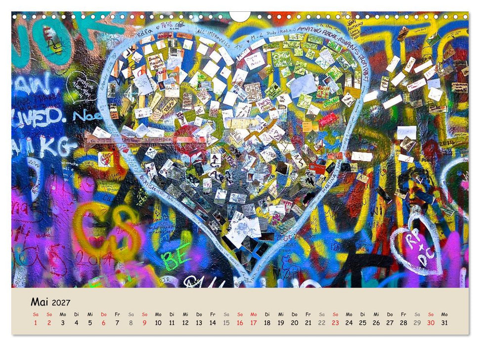 PRAG… wo der Frieden seine Mauer hat (CALVENDO Wandkalender 2027)