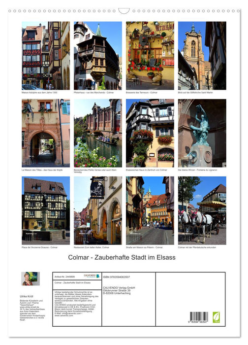 Colmar - Zauberhafte Stadt im Elsass (CALVENDO Wandkalender 2027)