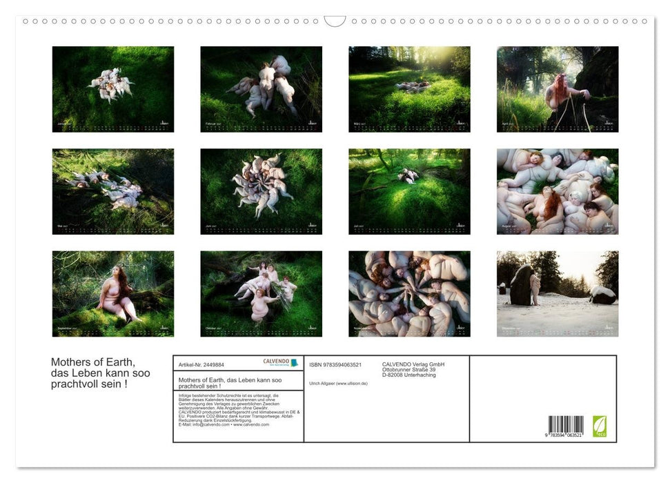 Mothers of Earth, das Leben kann soo prachtvoll sein ! (CALVENDO Wandkalender 2027)