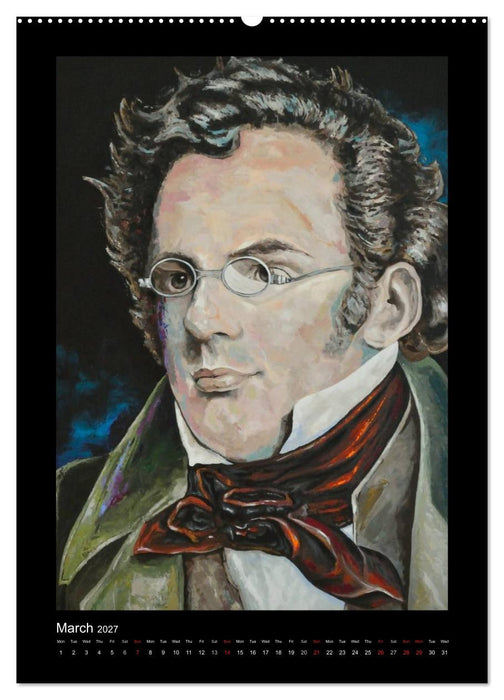 Pop Art Famous composers (CALVENDO Premium-Calendar 2027)