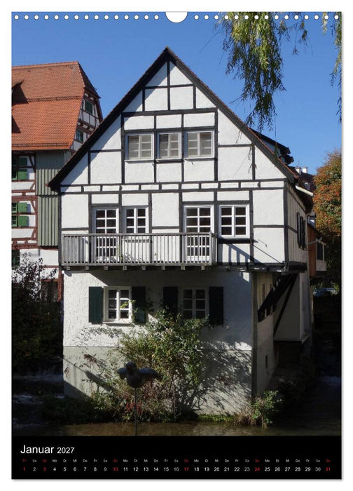 Fischerviertel in Ulm (CALVENDO Wandkalender 2027)
