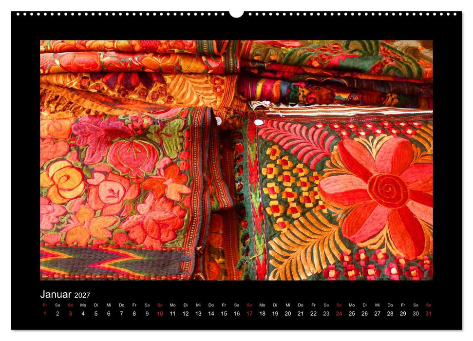 Farbenfrohes Guatemala (CALVENDO Wandkalender 2027)