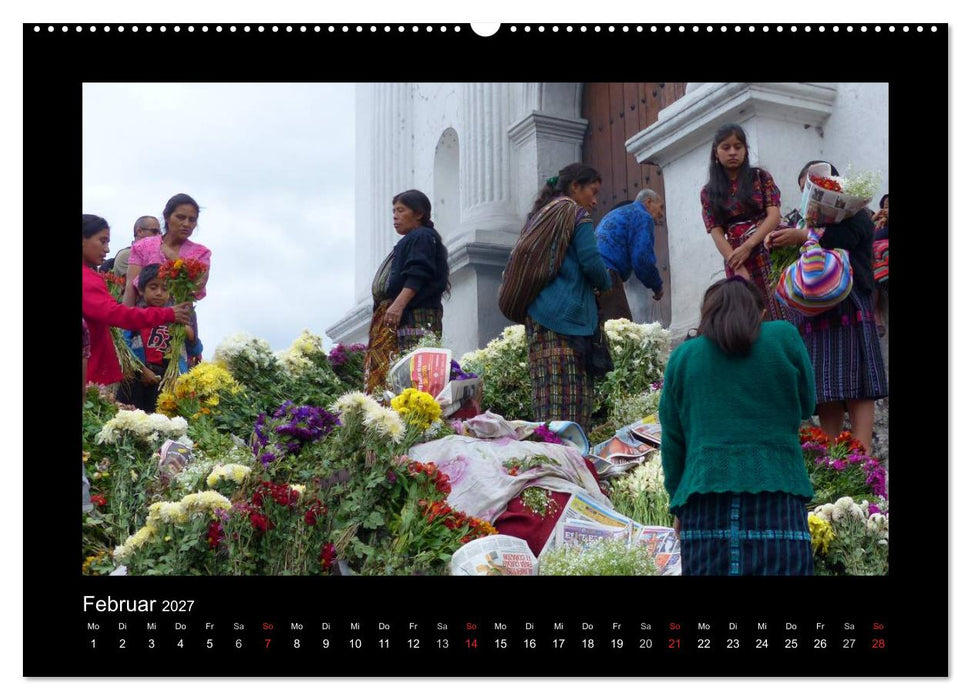 Farbenfrohes Guatemala (CALVENDO Wandkalender 2027)
