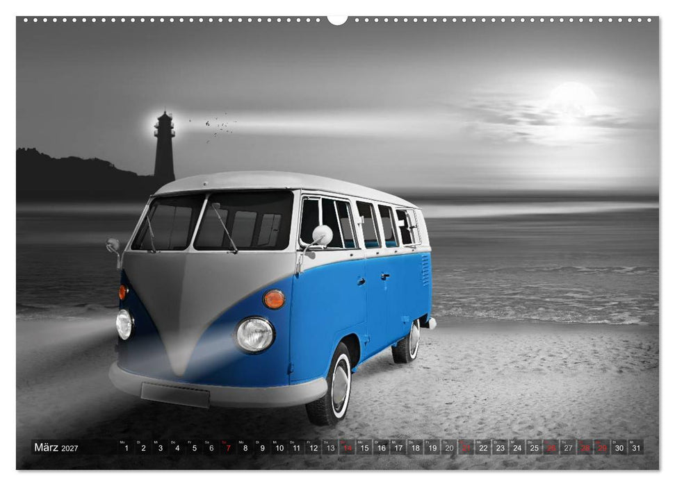 Oldtimer auf Reisen (CALVENDO Premium Wandkalender 2027)