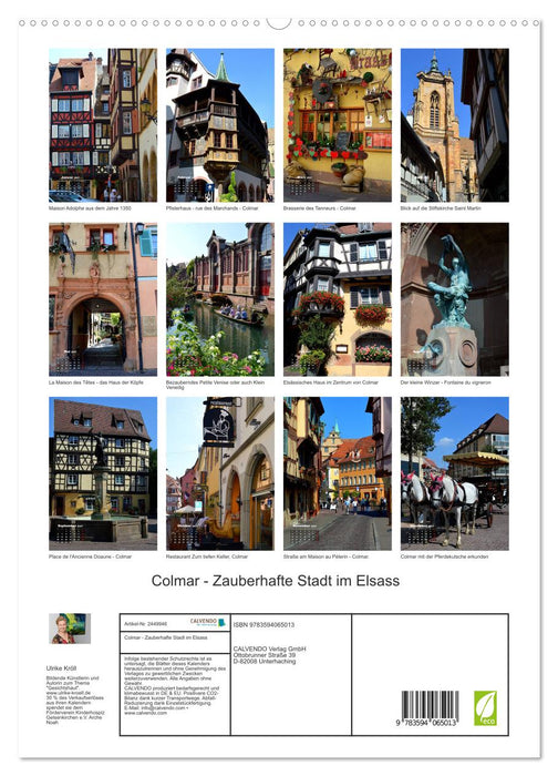 Colmar - Zauberhafte Stadt im Elsass (CALVENDO Premium Wandkalender 2027)