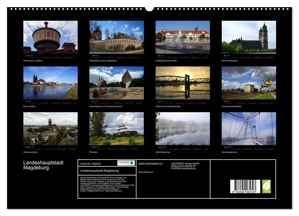 Landeshauptstadt Magdeburg (CALVENDO Premium Wandkalender 2027)
