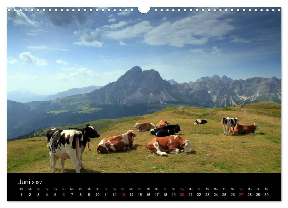 Südtirol, die Perle Italiens (CALVENDO Wandkalender 2027)