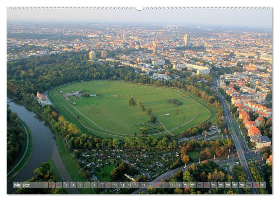 Über den Dächern von Leipzig (CALVENDO Premium Wandkalender 2027)