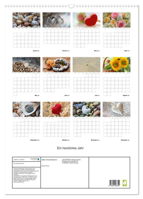 Ein herzliches Jahr (CALVENDO Wandkalender 2027)