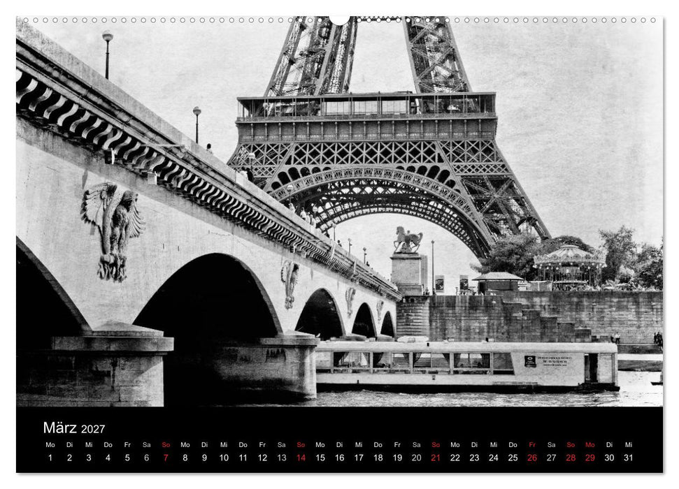 Streifzug durch Paris (CALVENDO Premium Wandkalender 2027)