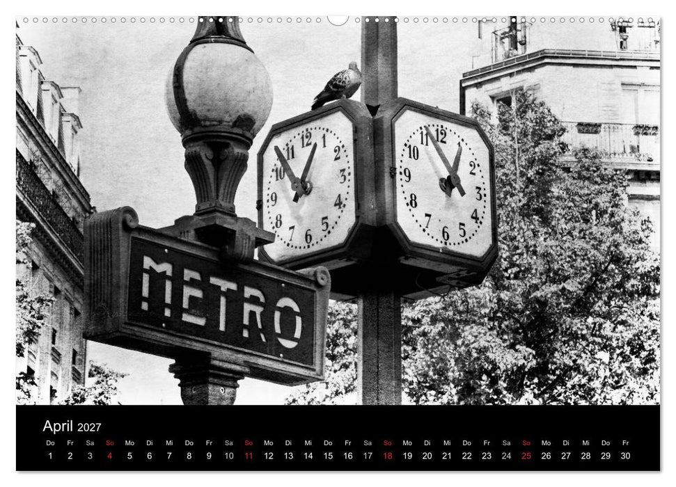 Streifzug durch Paris (CALVENDO Premium Wandkalender 2027)