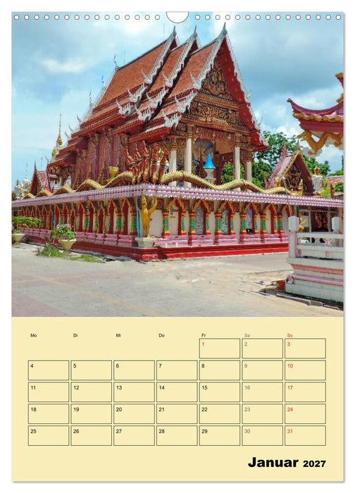 Südthailand (CALVENDO Wandkalender 2027)